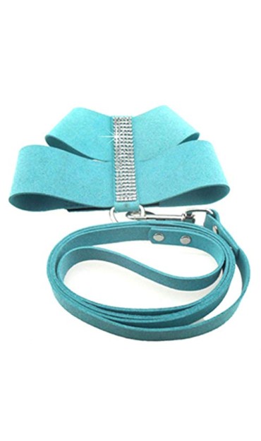 Elegant Rhinestone Leash Belt