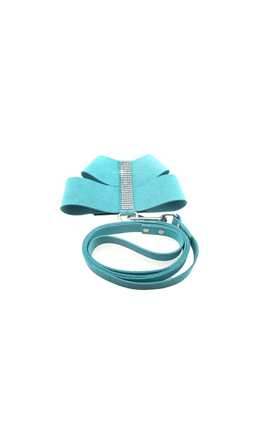 Elegant Rhinestone Leash Belt